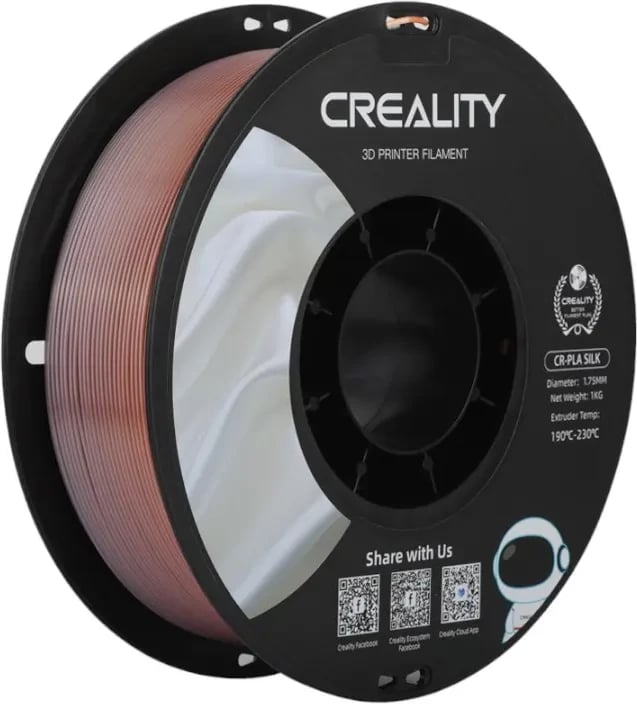 Filament 3D Creality CR-Silk PLA, 1.75 mm, 1 kg, Rainbow