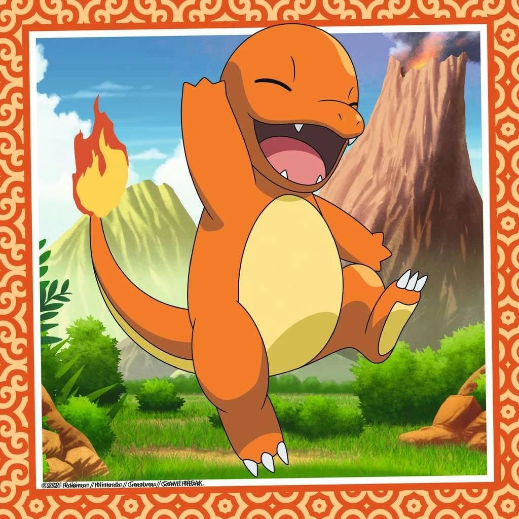 Puzzle për fëmijë Ravensburger Pokémon 3x49 pjesë, karton