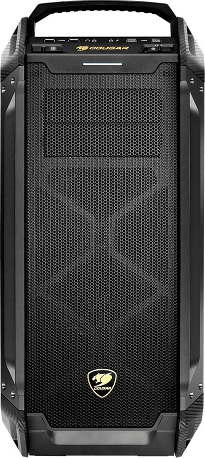Kasë Cougar Panzer Max midi tower, e zezë