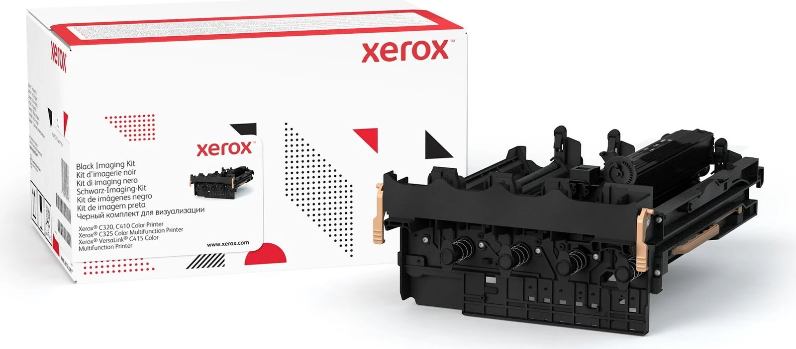 Njësi imazherie Xerox për printer C320/C325 dhe C410/C415, E zezë