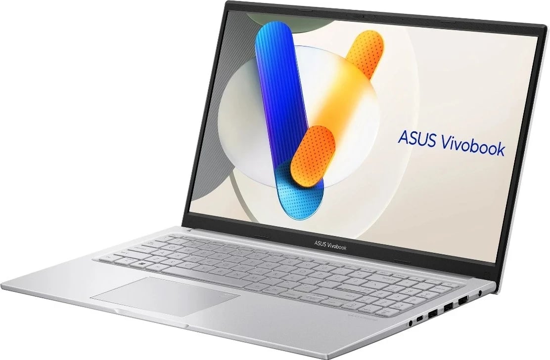 Laptop ASUS Vivobook 15 X1504VA-BQ1038W, 15.6", Intel Core i3-1315U, 16 GB RAM, 512 GB SSD, Silver