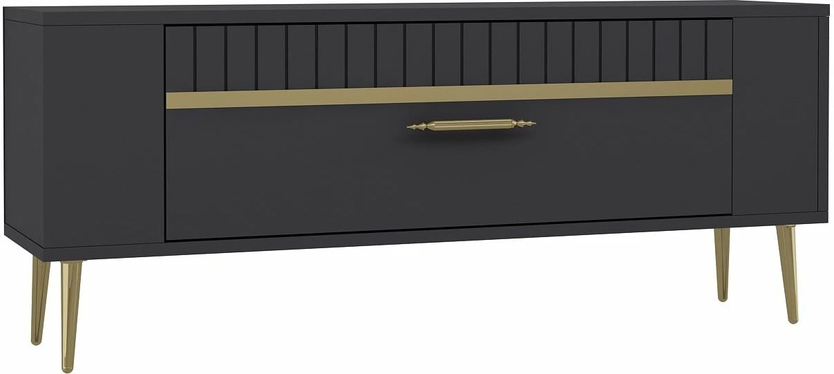 Komodë TV Skye Decor, Retrolp1, antracit, ar