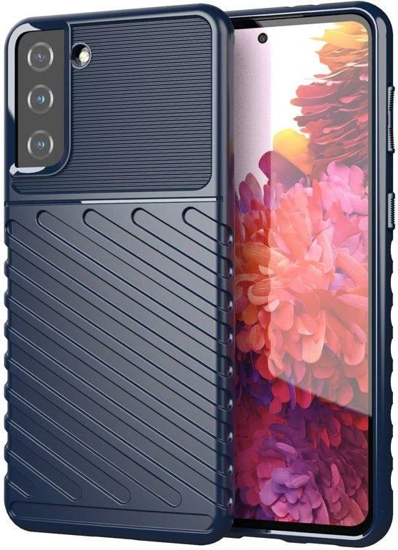 Mbështjellës Hurtel Thunder Case për Samsung Galaxy S22+, i kaltër