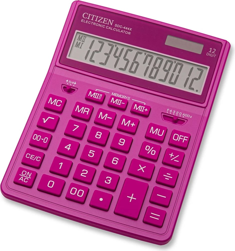 Kalkulator Citizen SDC-444XRPKE, rozë