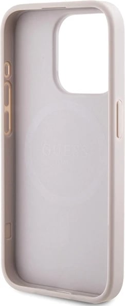 Mbështjellës Guess 4G Collection Leather Metal Logo MagSafe për iPhone 14 Pro Max, Rozë Mbështjellës Guess 4G Collection Leather Metal Logo MagSafe për iPhone 14 Pro Max, Rozë