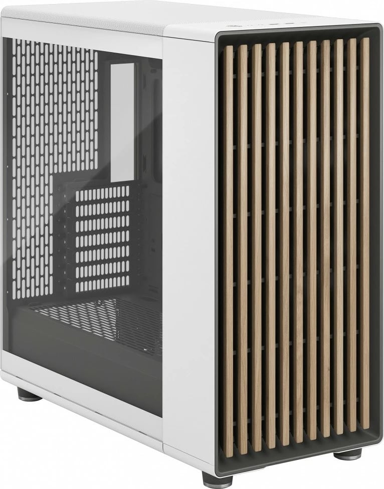 Kasë Fractal Design North XL Chalk White TG Clear, Midi Tower, e bardhë
