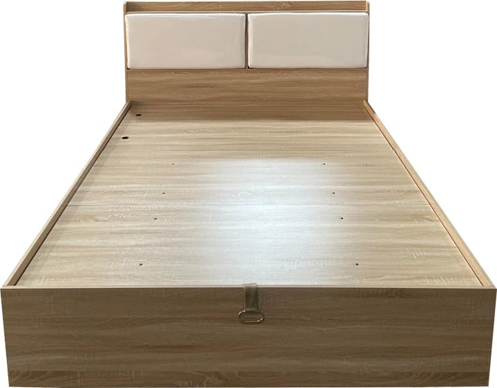 Krevet dopio Akvare mdf ngjyrë natyrale 150x200cm