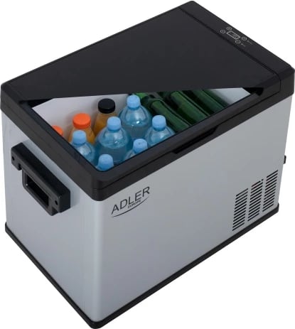 Frigorifer portativ me kompresor, Adler, AD 8081, 40L, ekran LCD, diapazon -20°C deri +20°C, gri/zi Frigorifer portativ me kompresor, Adler, AD 8081, 40L, ekran LCD, diapazon -20°C deri +20°C, gri/zi