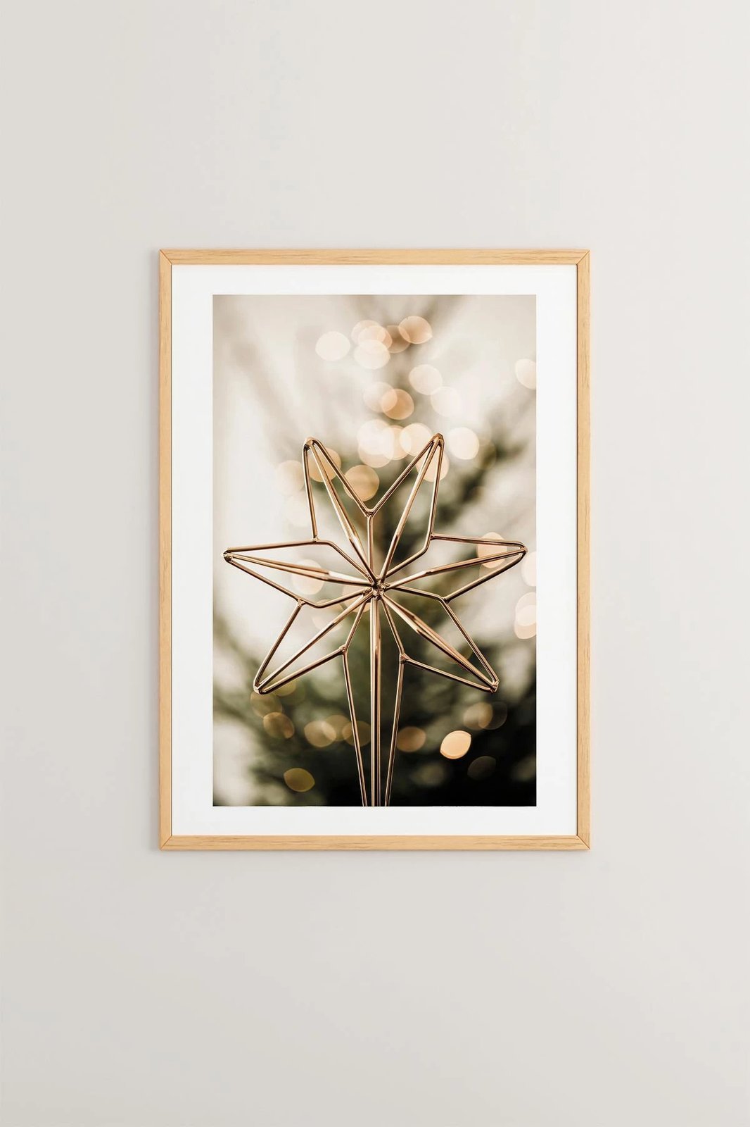 Pikturë dekorative me kornizë, shumëngjyrëshe, Wallity, Nwyearsngmdl10, 33x48cm