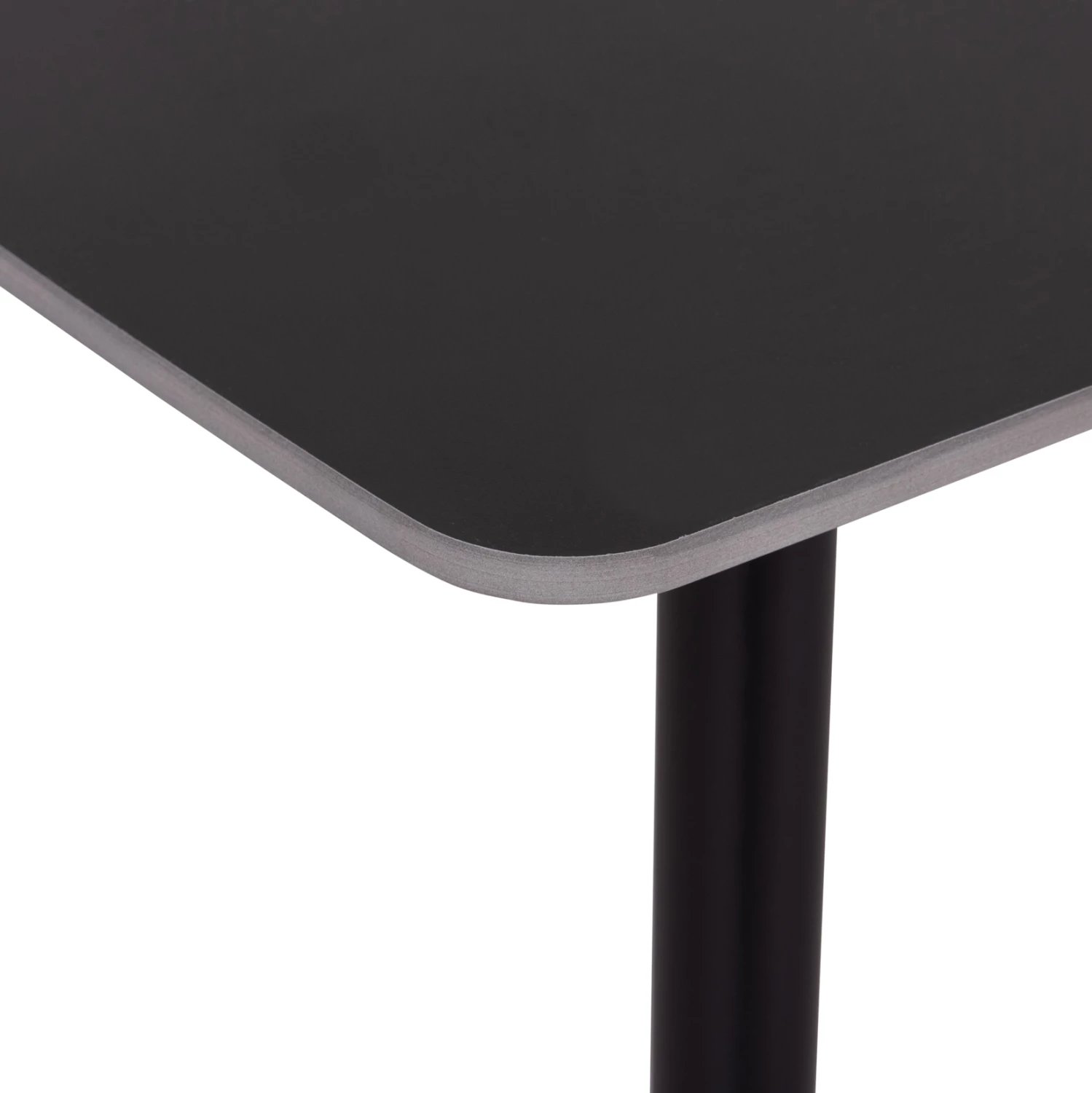 Tavolinë ngrënieje RAVEN, sipërfaqe qeramike, pamje mermeri të zi, 160x80x74cm