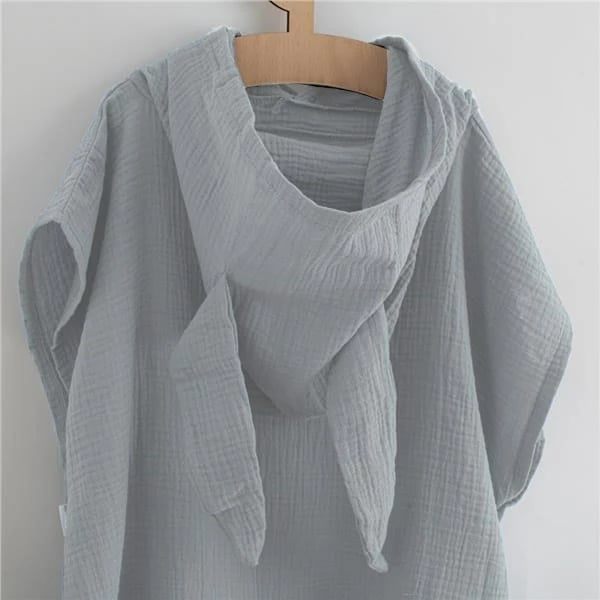 ponço muslin për bebe, New Baby, Feeling, 50 cm, madhësia S, gri
