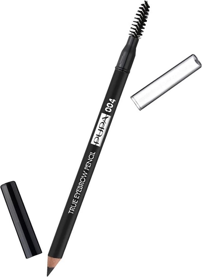 Laps për vetulla Pupa Milano True Eyebrow Pencil Waterproof për femra 004 Extra Dark 1.08g