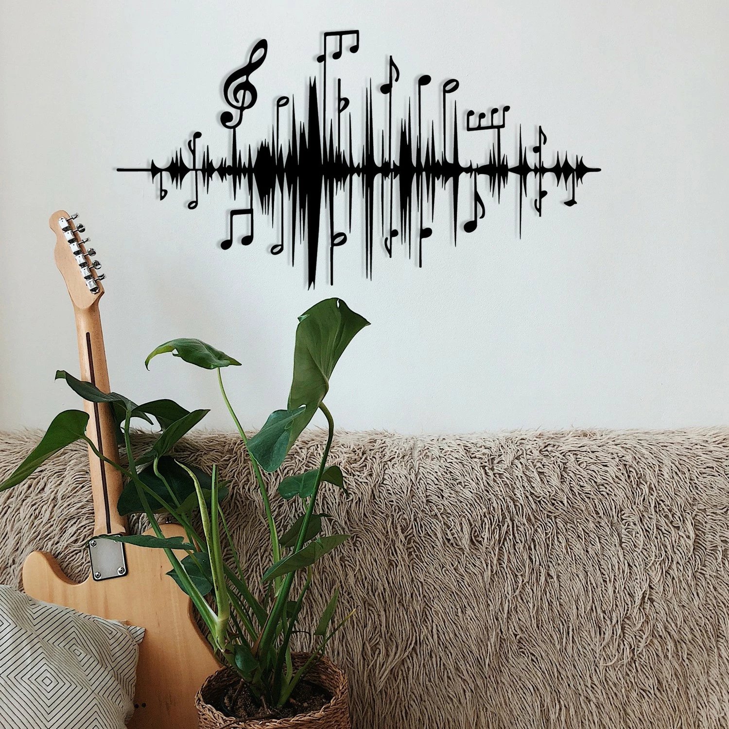 Aksesor dekorativ metalik për mur, Wallity, Lal, ngjyrë e zezë, 69x37cm Aksesor dekorativ metalik për mur, Wallity, Lal, ngjyrë e zezë, 69x37cm