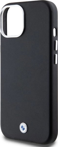 Mbështjellës BMW Signature Wrapped Metal MagSafe për iPhone 15 Plus / 14 Plus, i zi