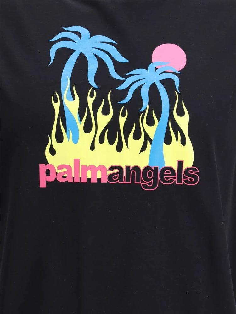 Maicë për meshkuj Palm Angels, e zezë