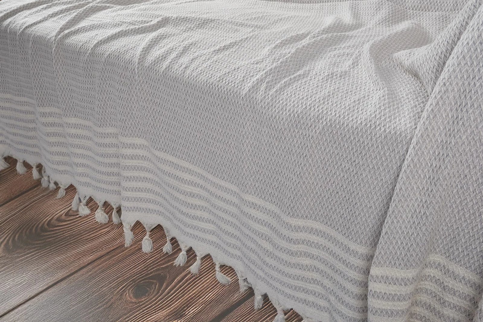 Mbulesë divani Sophia, ngjyrë gri, L'Essentiel Linge de Maison, 180x220cm