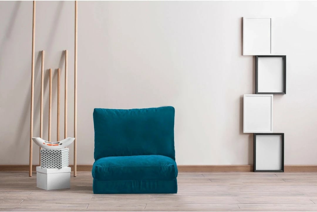 Krevate-karrige një vendës, Atelier del Sofa, Taida - PF05, ngjyrë e gjelbër