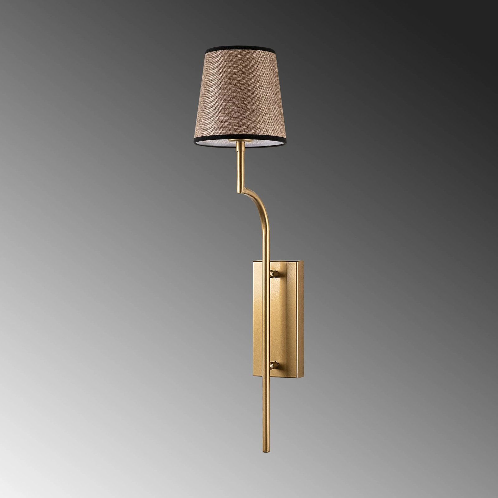 Llambë muri Opviq, Lumora - 15334, ngjyrë ari dhe kafe e çelët