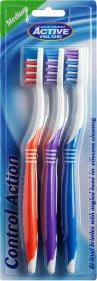 Furçë dhëmbësh Active Oral Care Control Action Medium 3 copë