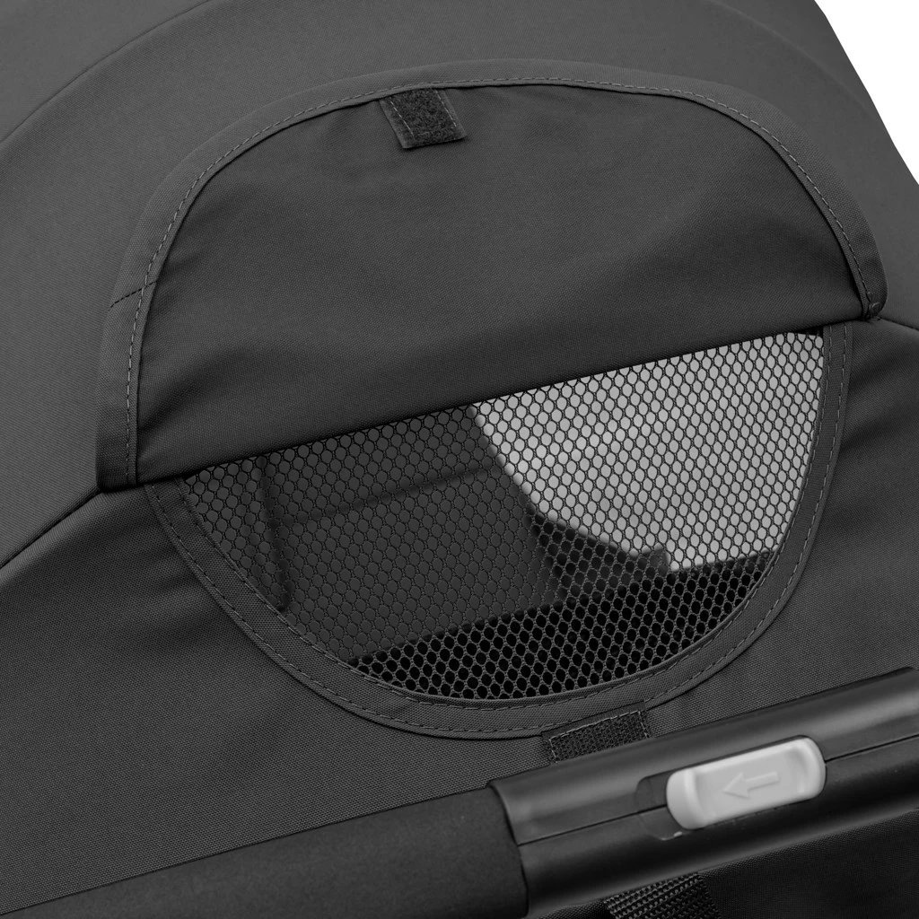 Karrocë golf, Baby Mix, Bimelo, alumini, palosje me një dorë, deri 22 kg, 7.4 kg, me mbulesë këmbësh, e zezë