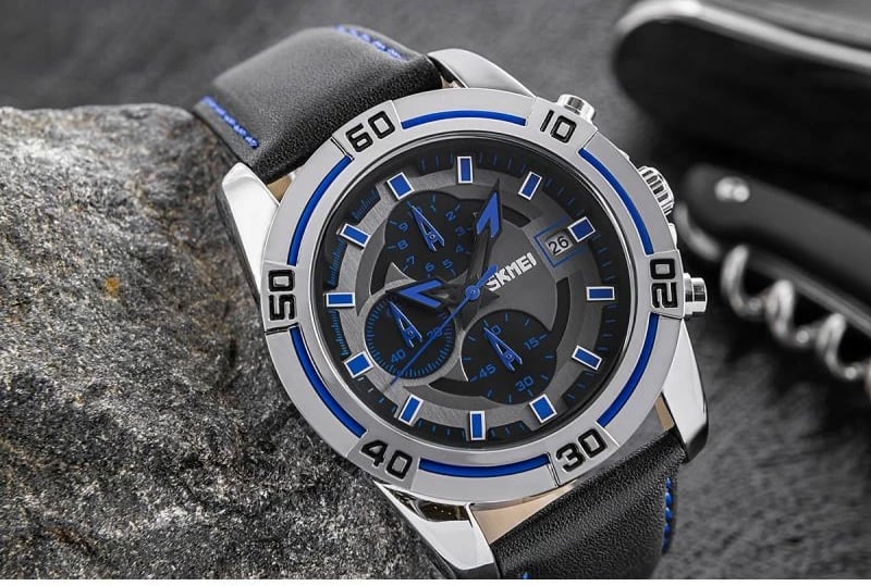 Orë dore për meshkuj Skmei, e zezë