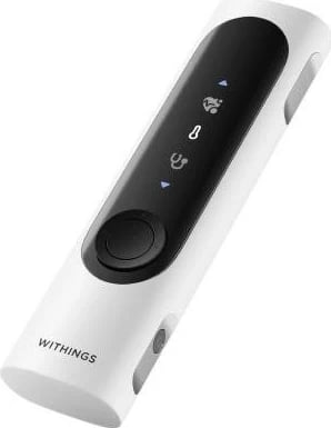 Pajisje mjekësore smart Withings BeamO 4-në-1, EKG, stetoskop dixhital, termometër pa kontakt, saturim, e bardhë