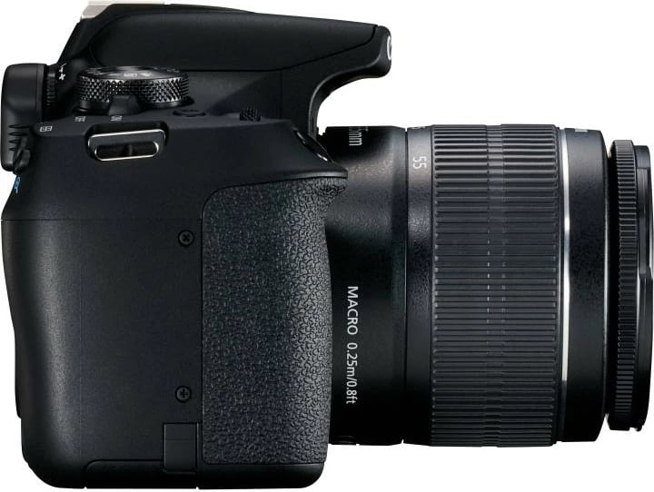 Aparat fotografik DSLR Canon EOS 2000D 24.1 MP Full HD Wi‑Fi NFC me objektiv EF‑S 18-55mm IS II, i zi