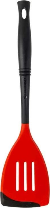 spatulë kuzhine silikoni, Le Creuset, 93100100060008, 35 cm, për enë jo-ngjitëse, dorezë plastike e përforcuar me fije qelqi, Cherry Red/Black
