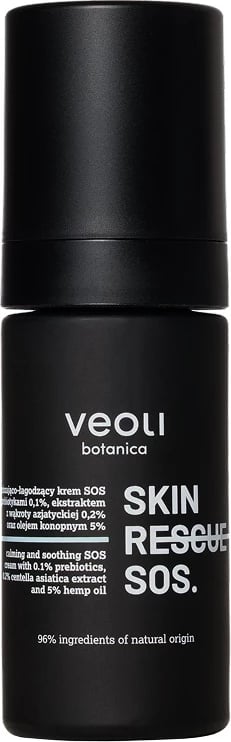 Krem për fytyrë uniseks Veoli Botanica Skin Rescue SOS, 30ml