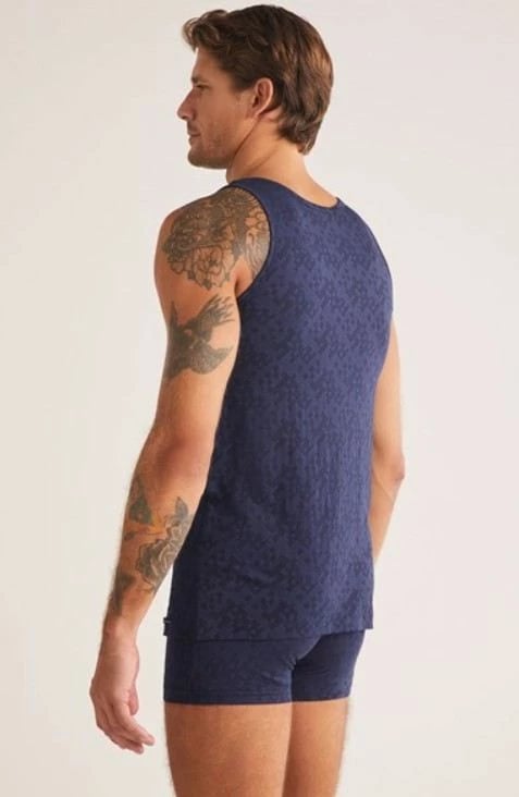 Fanellë e brendshme për meshkuj, ngjyrë e kaltër e errët, Jumeon, 1C11CEAK241.001.C00121