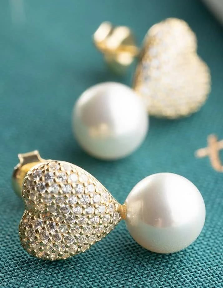 Vathë argjendi Jumeon, ngjyrë ari dhe e bardhë, NRZ999779