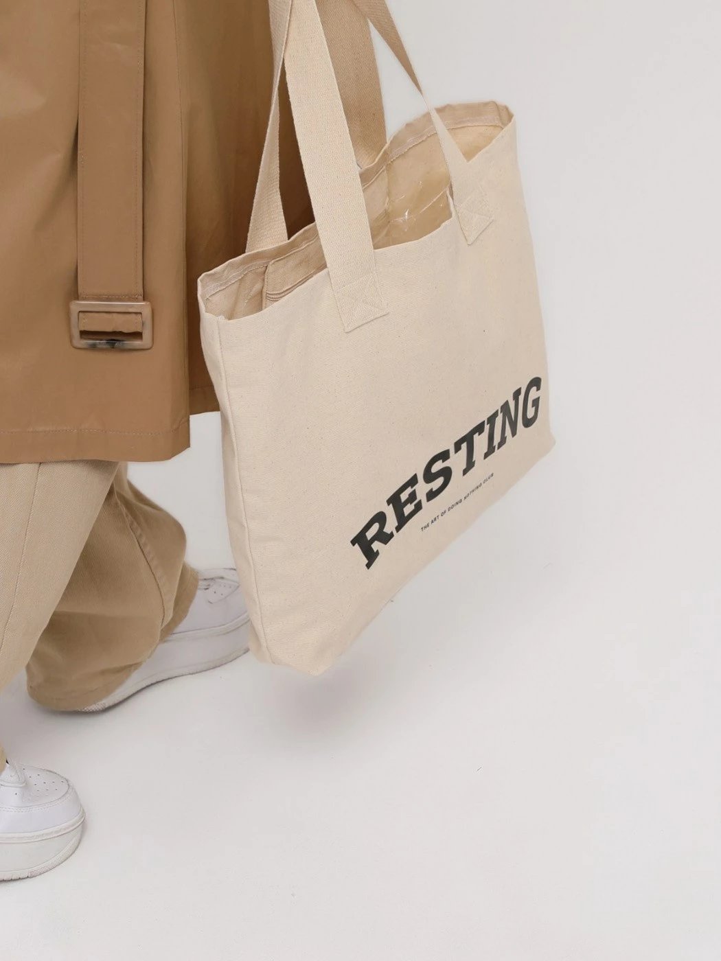 Çantë tote Zoozie Bags, krem, 2068