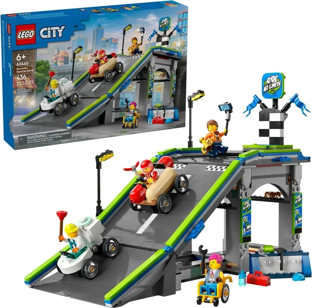Set LEGO City 60460 No Limits: Race Car Ramp Truck
