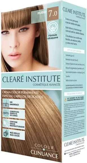 Ngjyrë për flokë unisex CLEARÉ INSTITUTE Colour Clinuance 7.0 Blonde e lehtë