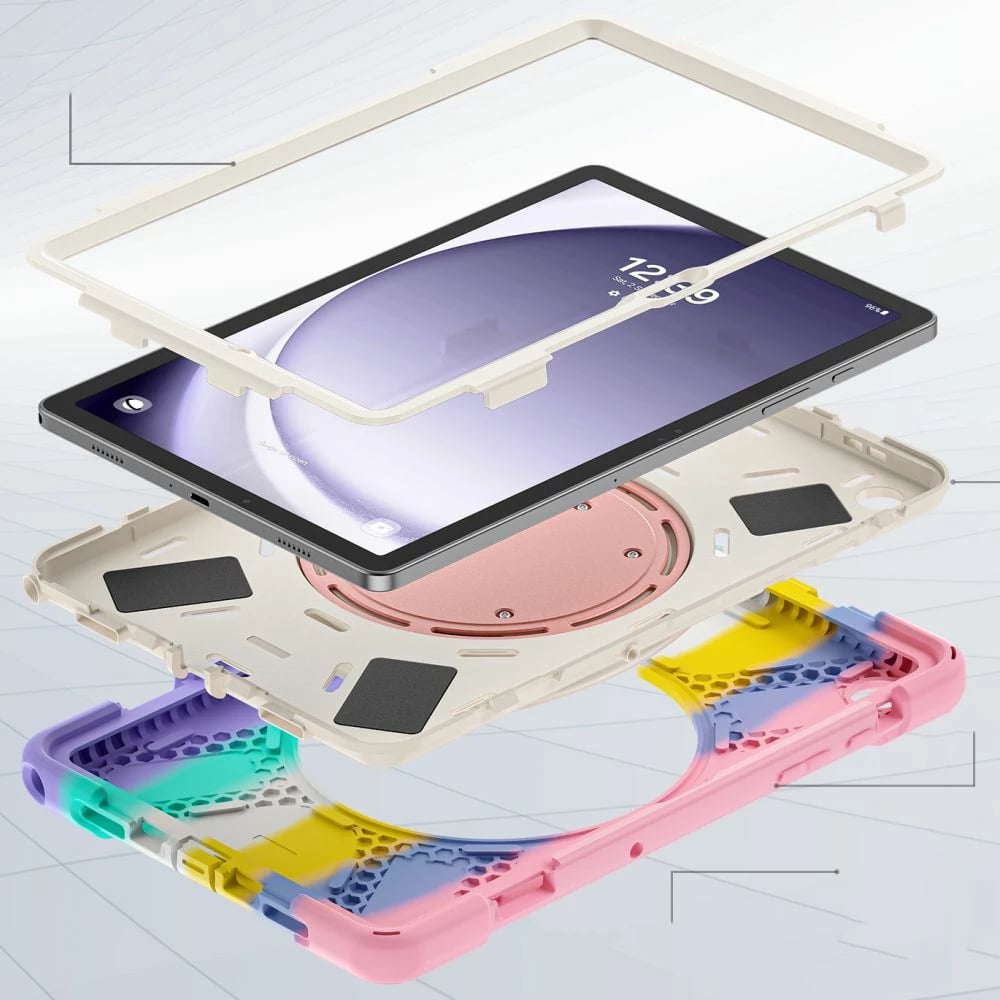 Mbështjellës tablet Tech-Protect X-Armor për Samsung Galaxy Tab A9+ 11", Rozë-Kaltër