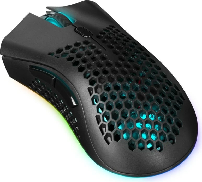 Maus wireless Defender Warlock GM-709L, RGB, 2400 dpi, i zi