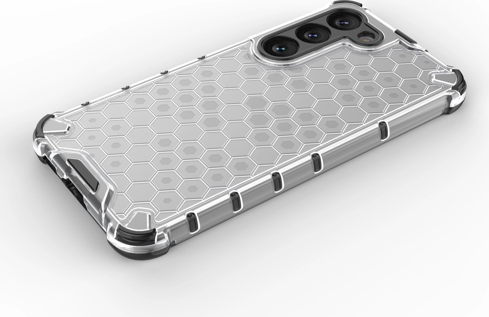 Mbështjellës Hurtel Honeycomb për Samsung Galaxy S23, i zi