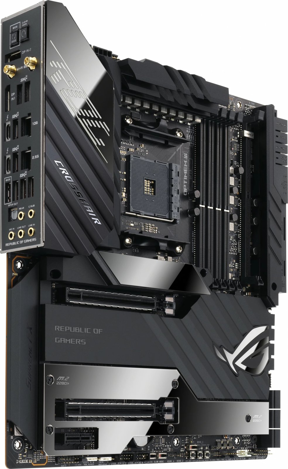 Pllakë amë ASUS ROG Crosshair VIII Extreme, AMD, Socket AM4, 128 GB, E zezë