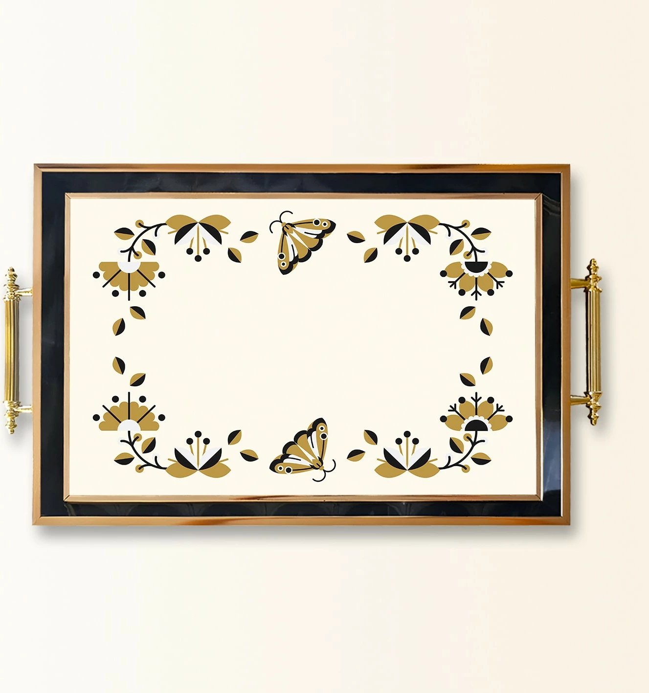 Tabaka qelqi Aberto Design, shumëngjyrëshe, TPA9930, 50x29x3.5cm Tabaka qelqi Aberto Design, shumëngjyrëshe, TPA9930, 50x29x3.5cm