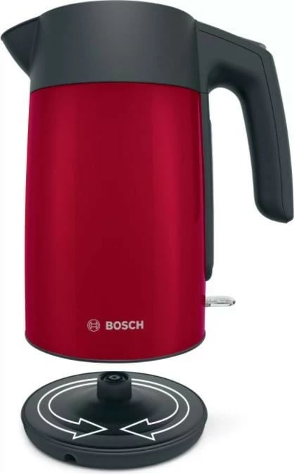 Kazan elektrik Bosch TWK7L464, 1.7L, i kuq Kazan elektrik Bosch TWK7L464, 1.7L, i kuq