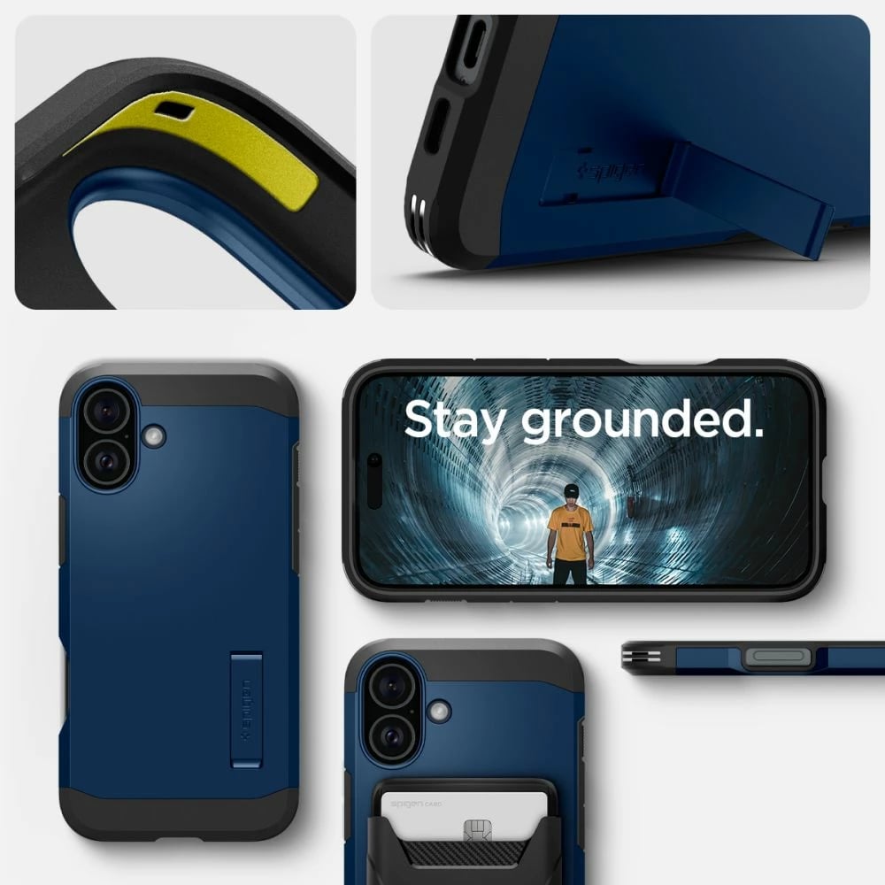 Mbështjellës Spigen Tough Armor Mag për iPhone 16, MagSafe, Blu