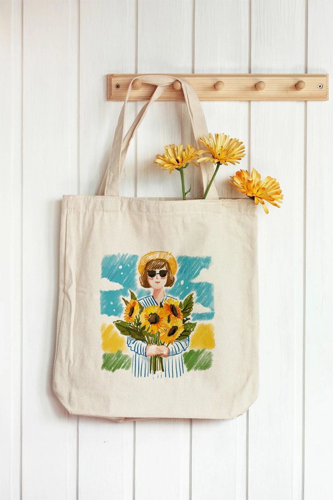 Çantë tote Zoozie Bags, model 9, shumëngjyrëshe