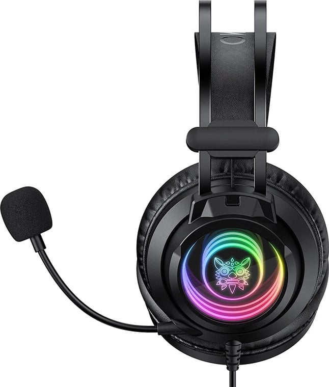 Kufje gaming ONIKUMA X80, drivera 50 mm, mikrofon me anulim zhurme, RGB, USB + 3.5 mm