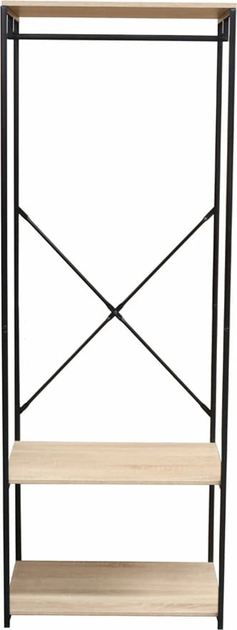 Dollap i hapur FREE 60, sonoma e zi, 60x40x167 cm