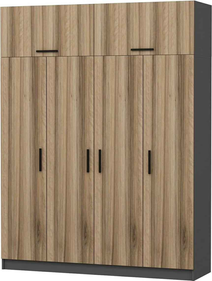 Dollap Skye Decor, ngjyrë dore, 180x235x52cm