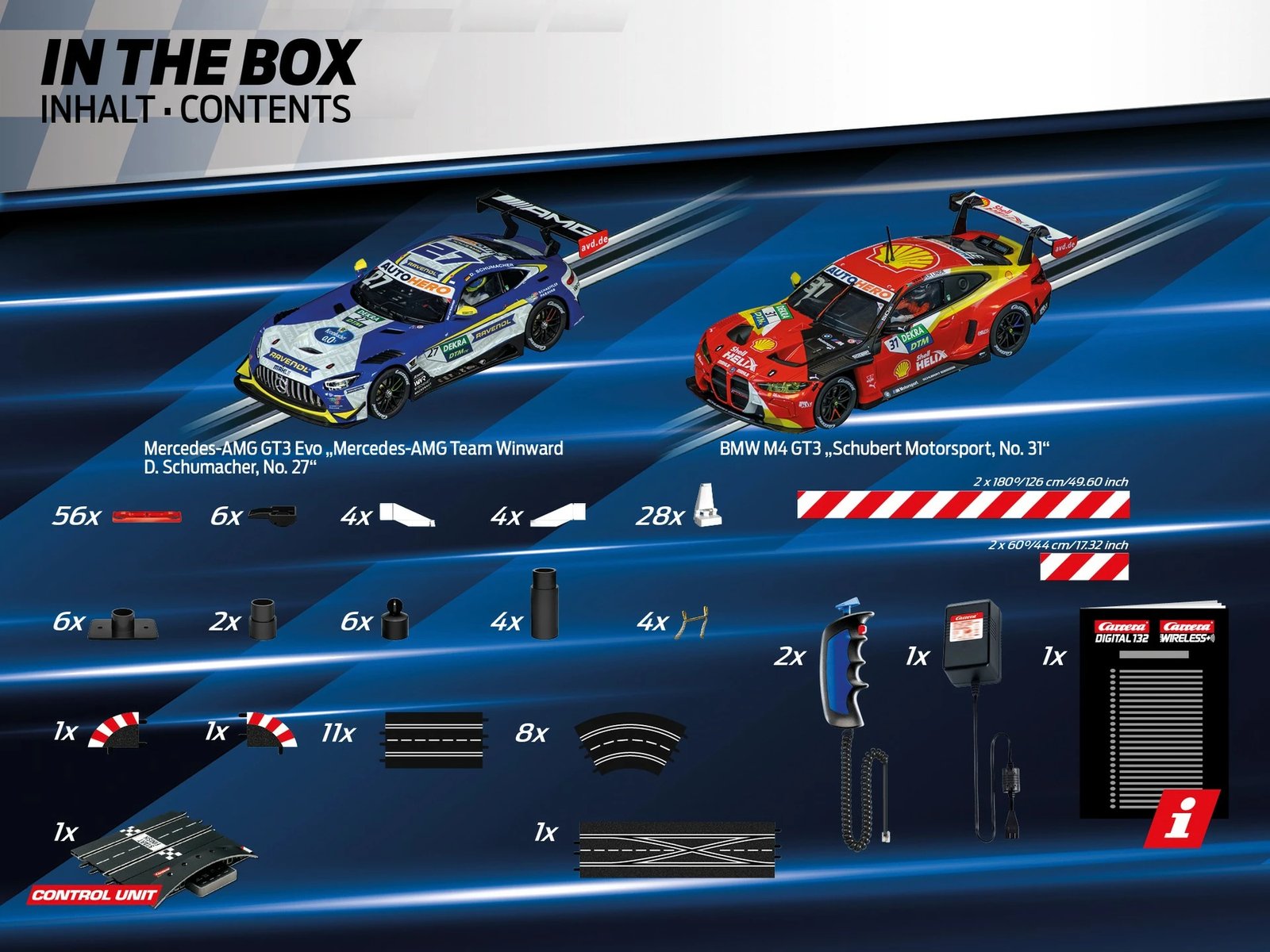 Set garash Carrera Digital 132, Fast and Fabulous
