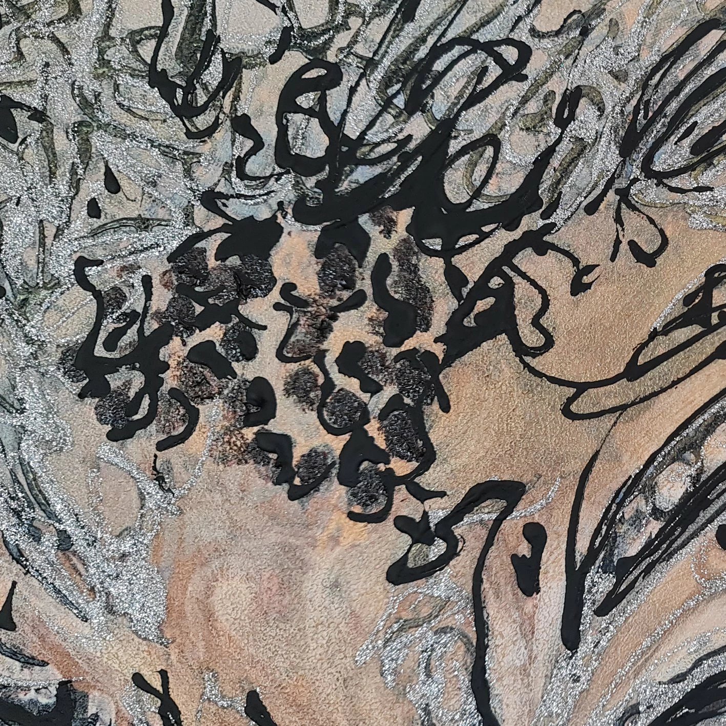 Pikturë dekorative me vaj, shumëngjyrëshe, Wallity, OPS2032725074, 100x140cm