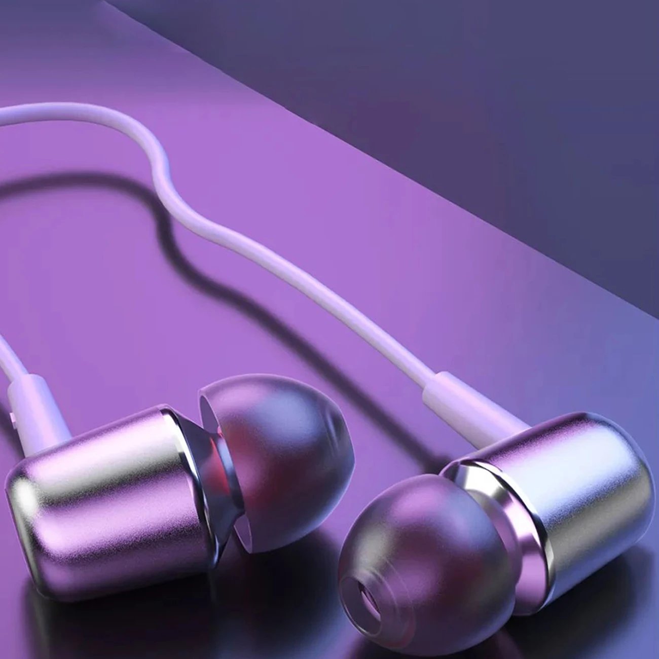 Kufje in-ear Dudao X1PROT me kabllo, USB-C, 1.2m, Bardhë