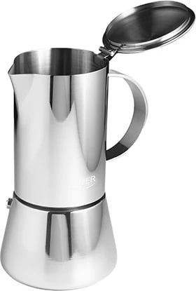 Kafeteri espresso Adler AD 4419 350 ml çelik inox argjend