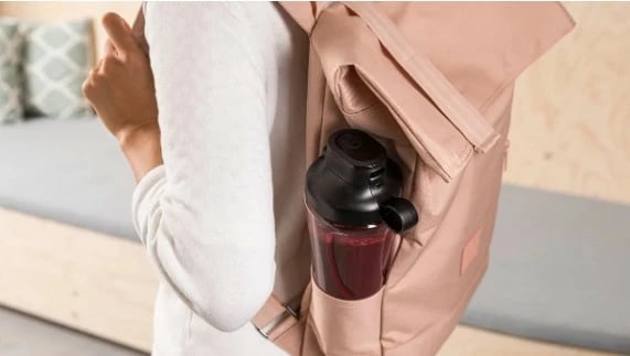 Blender tavoline mini, Bosch, MMB2111S, 0.6 L, 450 W, shishe ToGo, e zezë/argjendtë